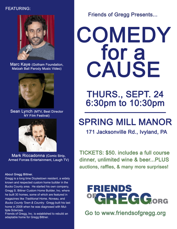 Comedy for a Cause Flyer